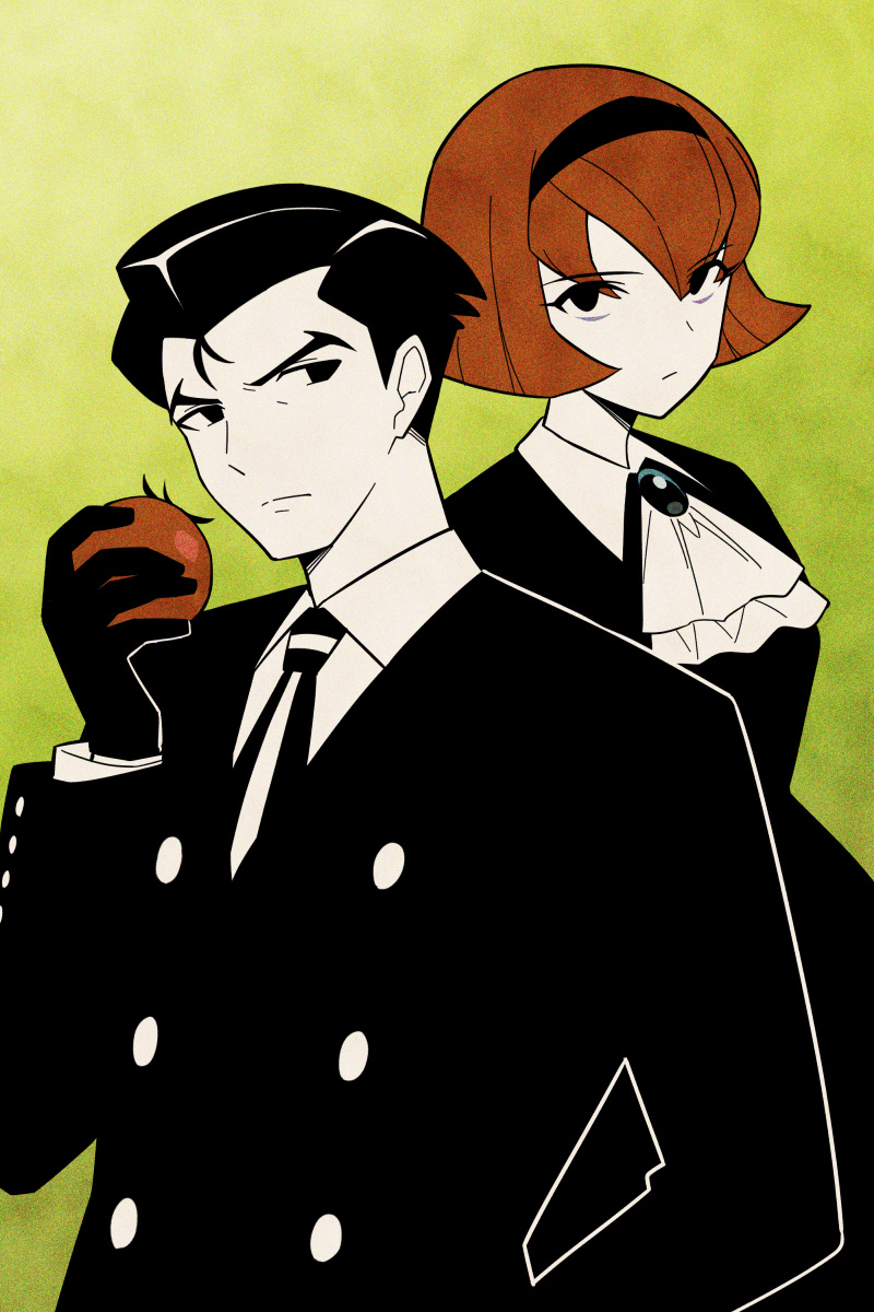 r dorothy wayneright and roger smith (the big o) drawn by nagare750