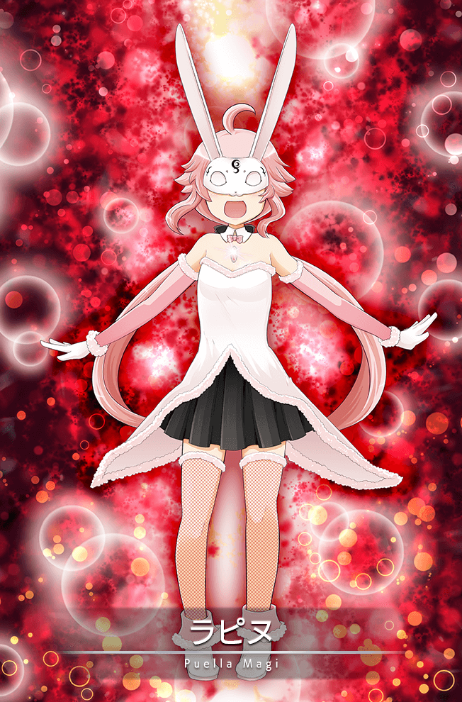 lapin (mahou shoujo madoka magica and 2 more) drawn by masu_gitsune