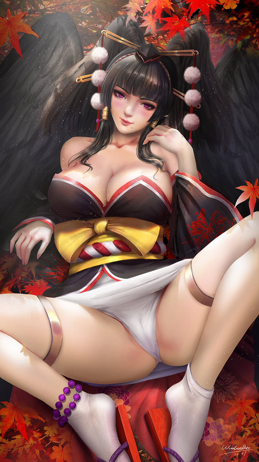 nyotengu (dead or alive and 1 more) drawn by turewindwalker