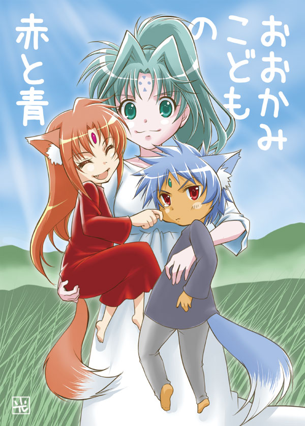zafira, arf, and lindy harlaown (lyrical nanoha and 4 more) drawn by fujisawa_hikaru