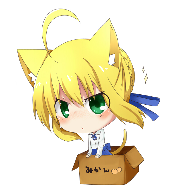 artoria pendragon and saber (fate and 1 more) drawn by rubii