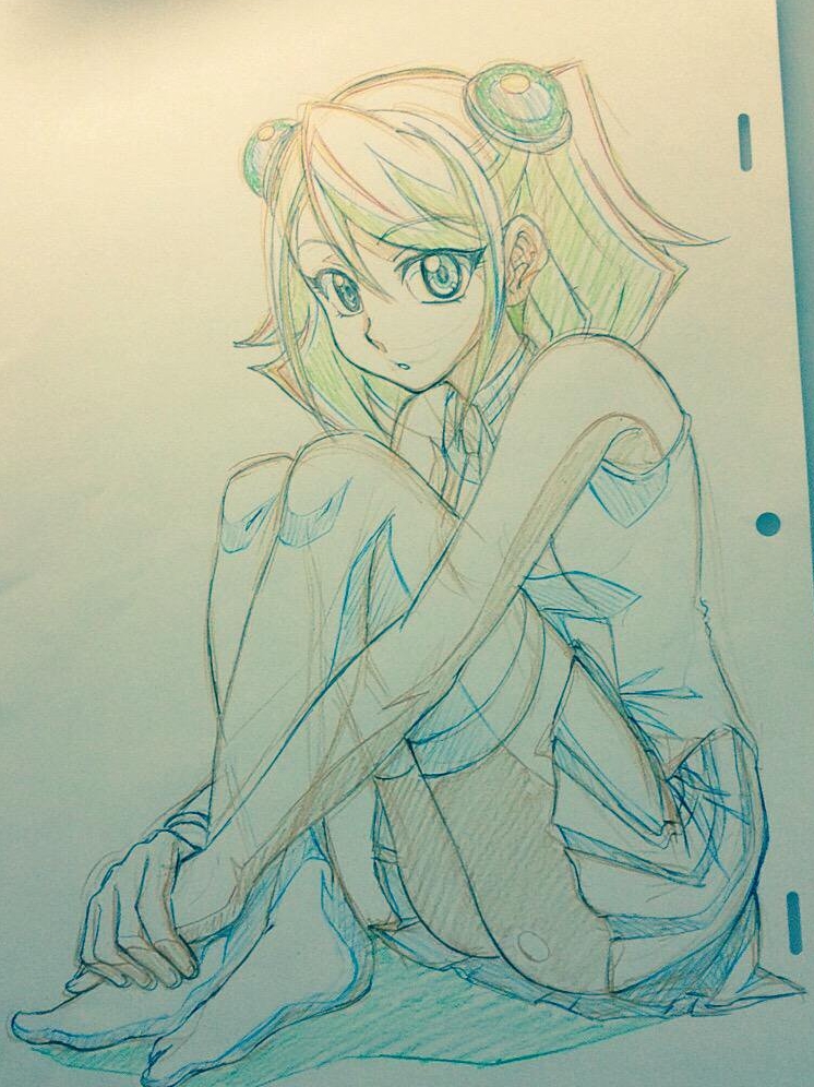 hiiragi yuzu (yu-gi-oh! and 1 more) drawn by hiroki_(vvkagerouvvr2)