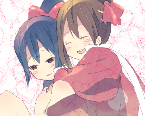 nakano azusa and hirasawa yui (k-on!) drawn by tachi_(gutsutoma)