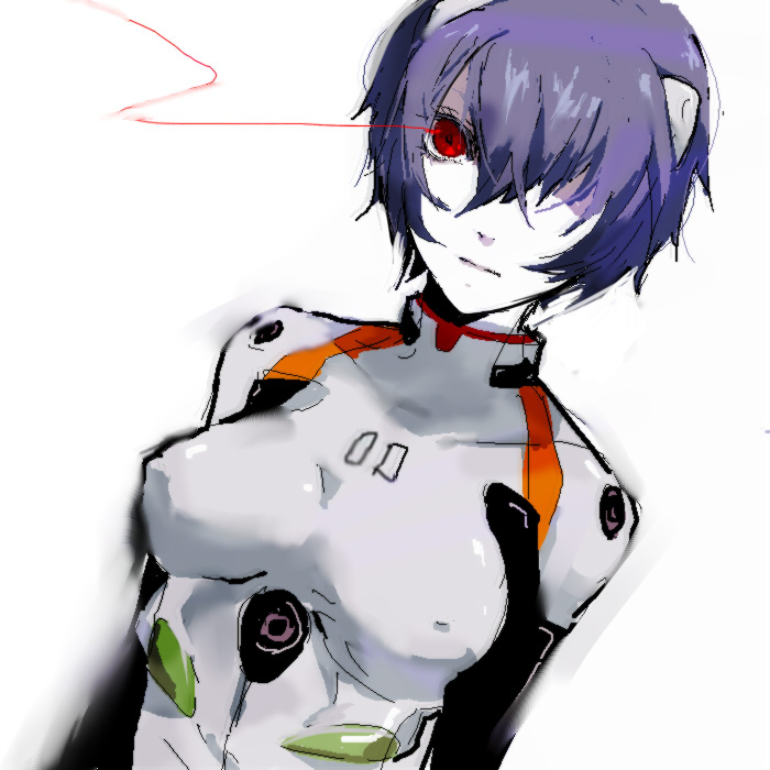 ayanami rei (neon genesis evangelion) drawn by arisaka_ako