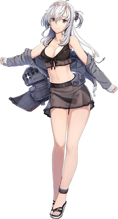 suzutsuki and chou-10cm-hou-chan (kantai collection) drawn by shizuma_yoshinori