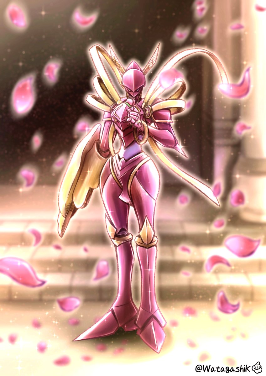 lordknightmon (digimon) drawn by watagashikn