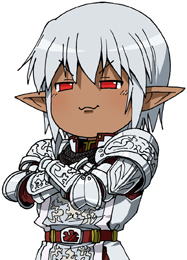 paladin and buront (final fantasy and 1 more) drawn by maso_(ascii_art)