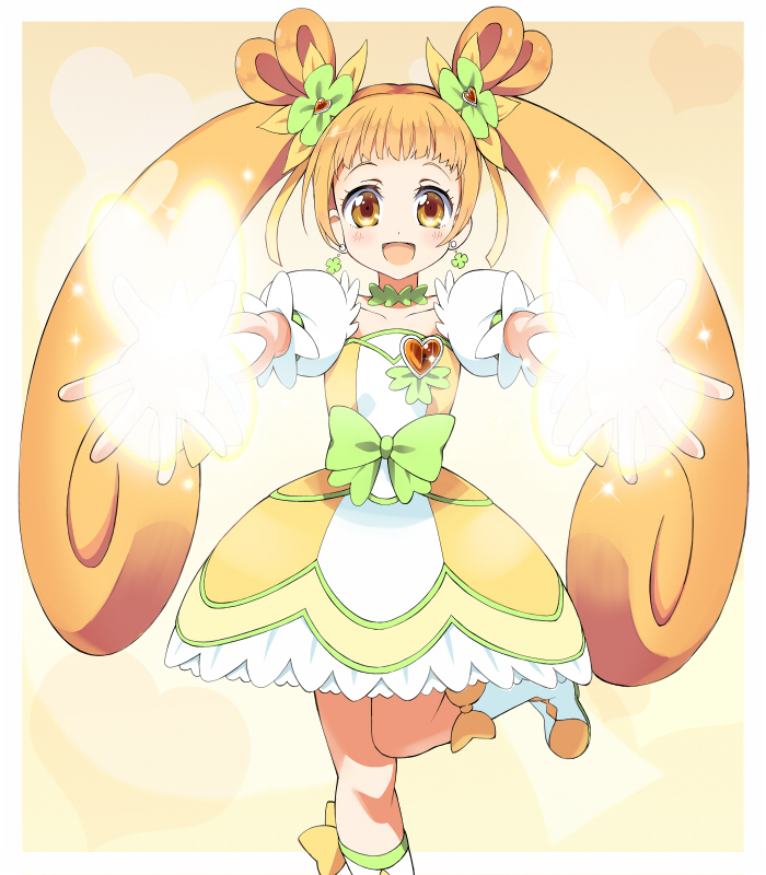 yotsuba alice and cure rosetta (precure and 1 more) drawn by wara_(warapro)