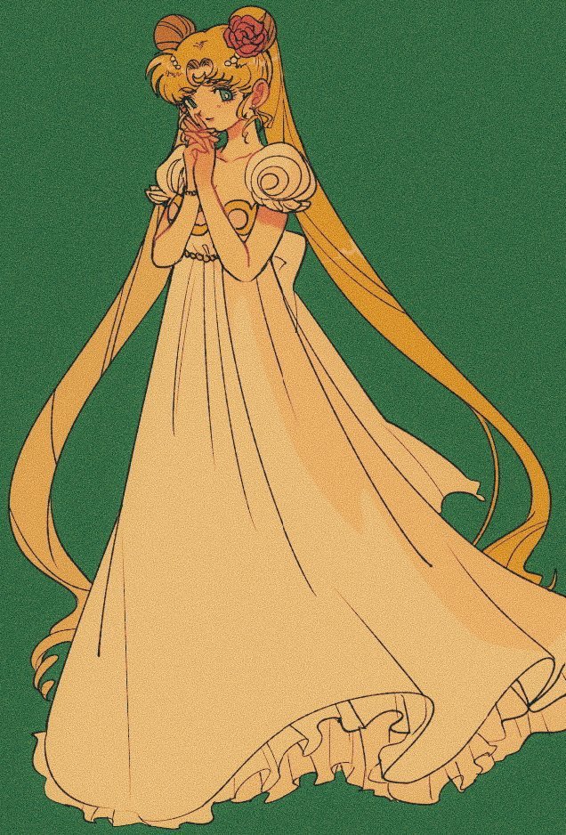 tsukino usagi and princess serenity (bishoujo senshi sailor moon) drawn by pikurusu