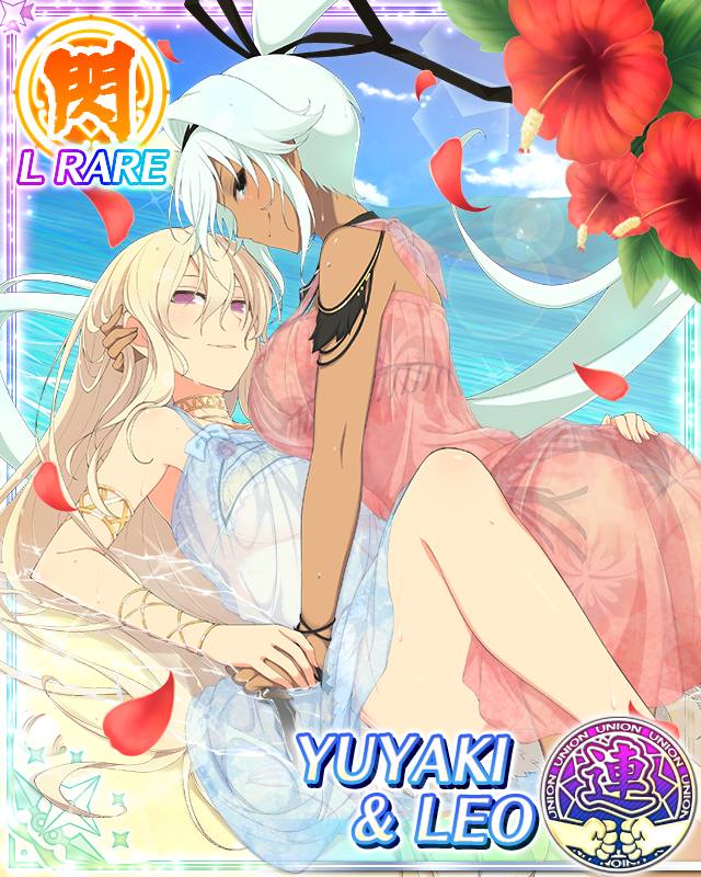 leo and yuyaki (senran kagura and 1 more) drawn by yaegashi_nan
