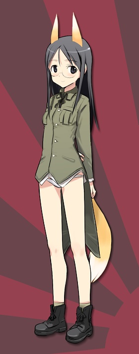 suwa amaki (world witches series and 1 more) drawn by shimada_fumikane