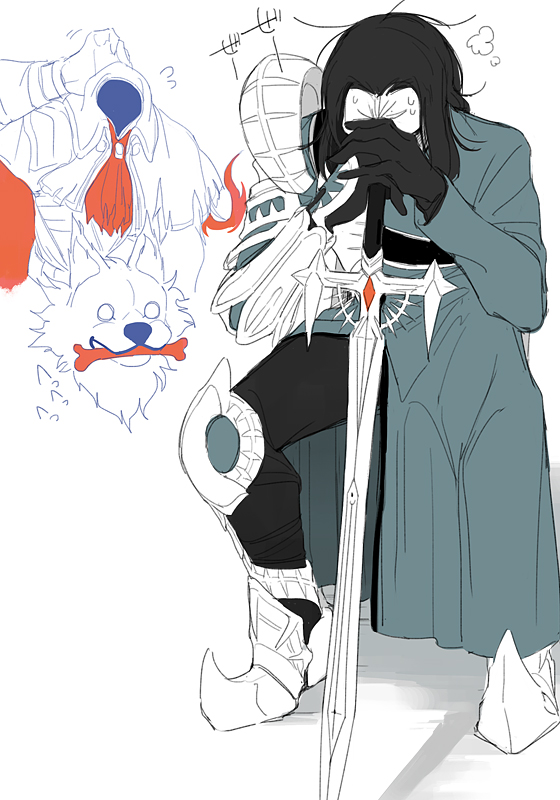 gilles de rais, lobo, and hessian (fate and 1 more) drawn by 2gno082