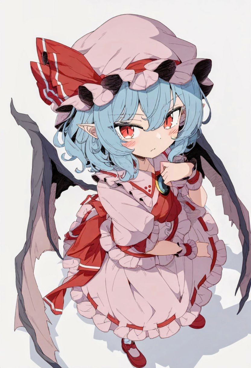 remilia scarlet (touhou and 1 more) drawn by hawaii1090