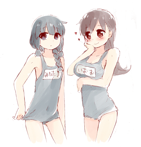 kitakami and ooi (kantai collection) drawn by soiri_(us)