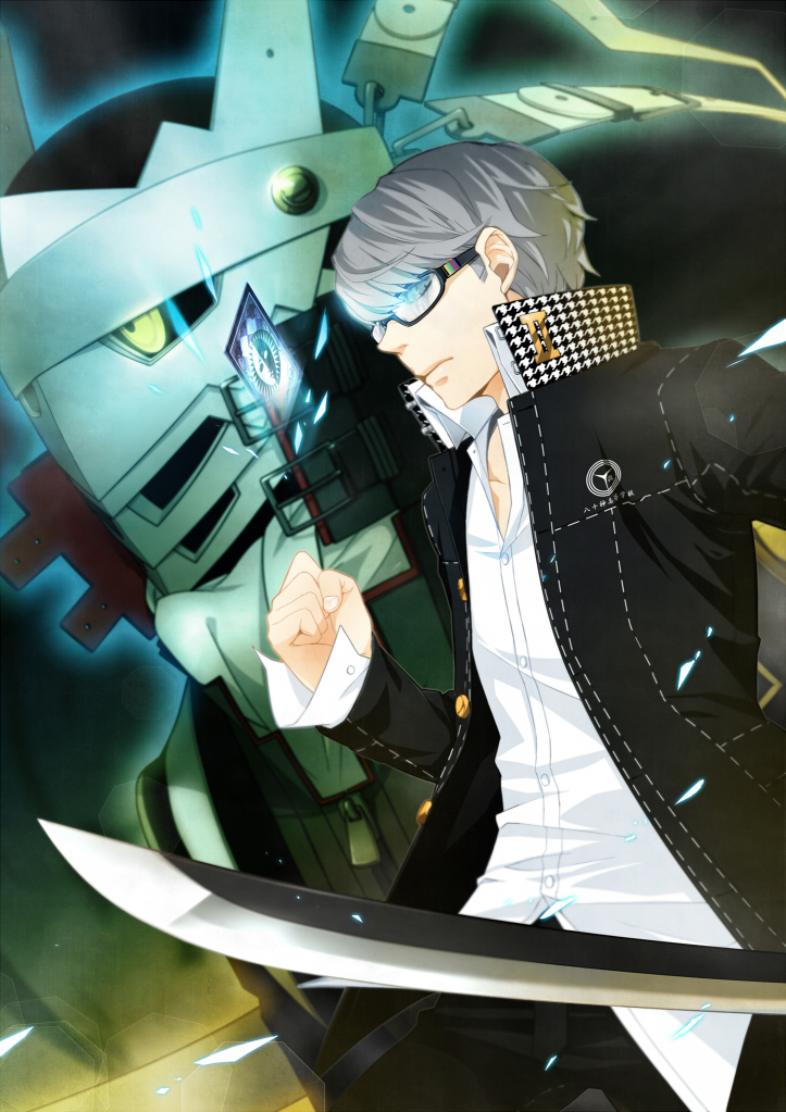 narukami yu and izanagi (persona and 1 more) drawn by sunday31
