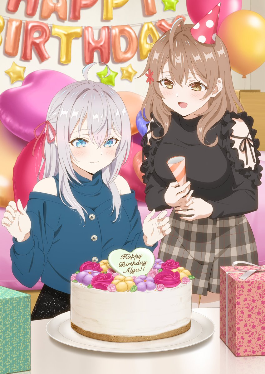 alisa mikhailovna kujou and mariya mikhailovna kujou (tokidoki bosotto roshia-go de dereru tonari no alya-san)