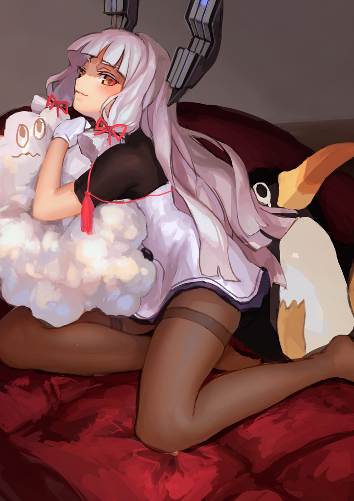 murakumo, murakumo kai ni, failure penguin, and miss cloud (kantai collection) drawn by meme_(uiroktkr)