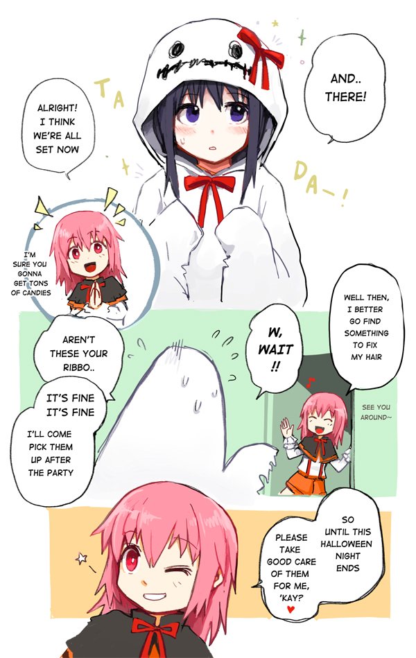 akemi homura and kaname madoka (mahou shoujo madoka magica) drawn by silverxp
