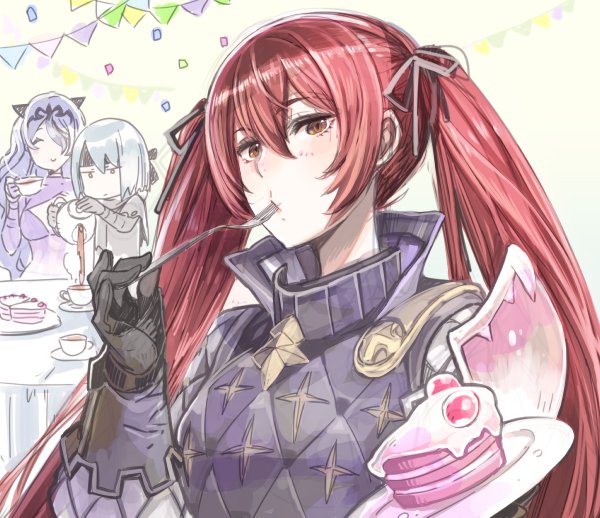 camilla, selena, and beruka (fire emblem and 1 more) drawn by toyota_saori