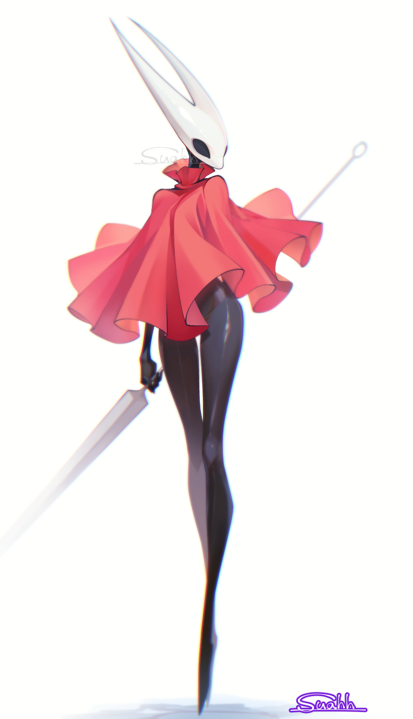 hornet (hollow knight) drawn by suahh