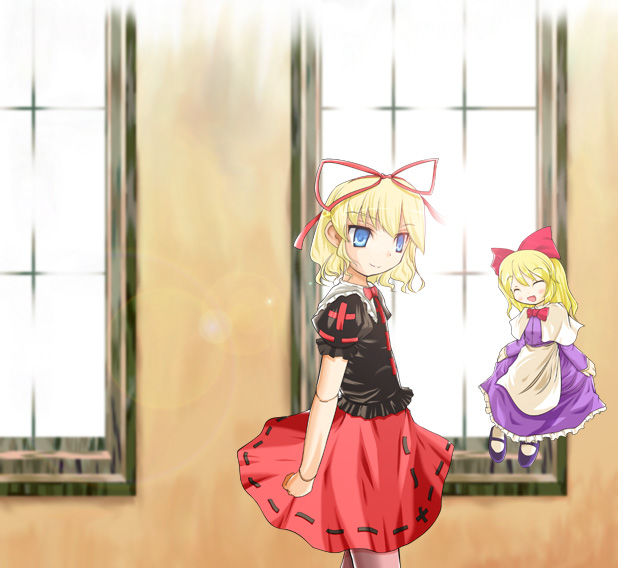 shanghai doll and medicine melancholy (touhou) drawn by kou_(haijindeath)