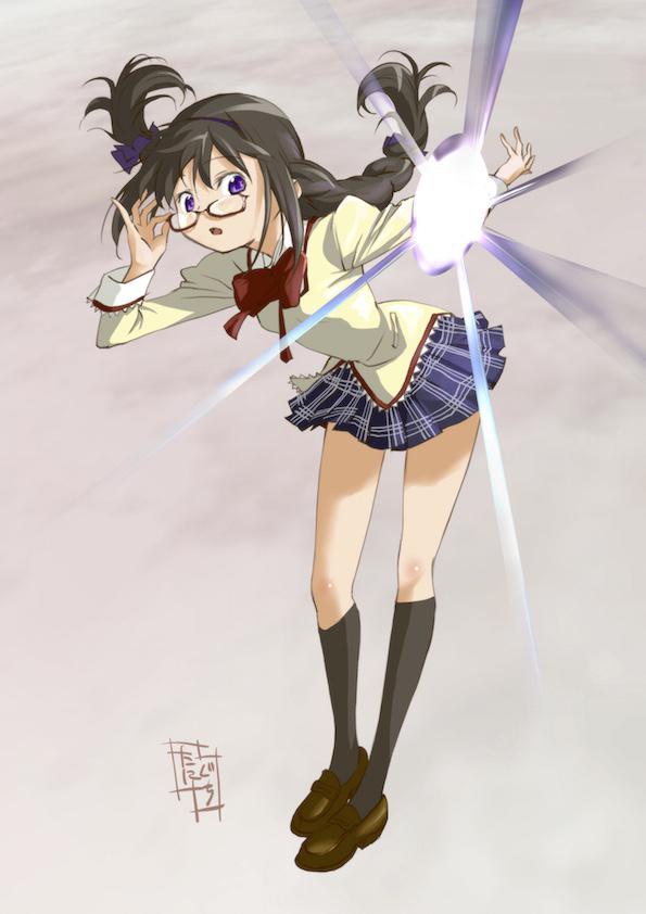 akemi homura (mahou shoujo madoka magica) drawn by taniguchi_jun'ichirou