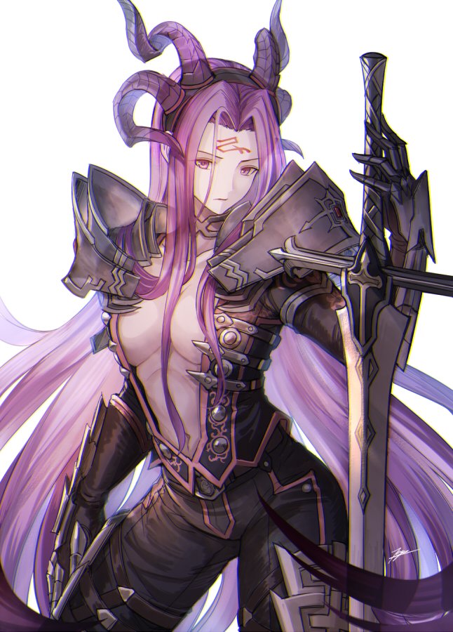 medusa and siegfried (fate and 3 more) drawn by tenyo0819