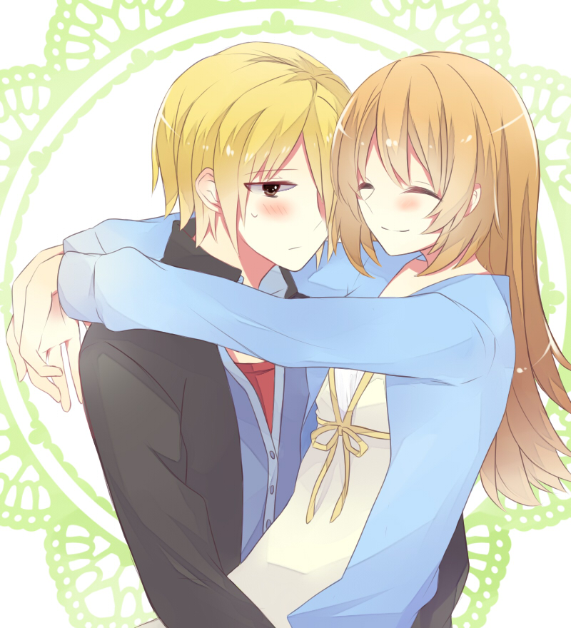 todoroki yachiyo and satou jun (working!!) drawn by nashi_zawa