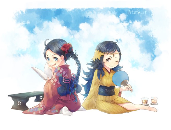 nina and ophelia (fire emblem and 1 more) drawn by tefutene