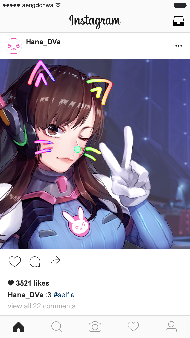 d.va (overwatch and 2 more) drawn by hanato_(seonoaiko)