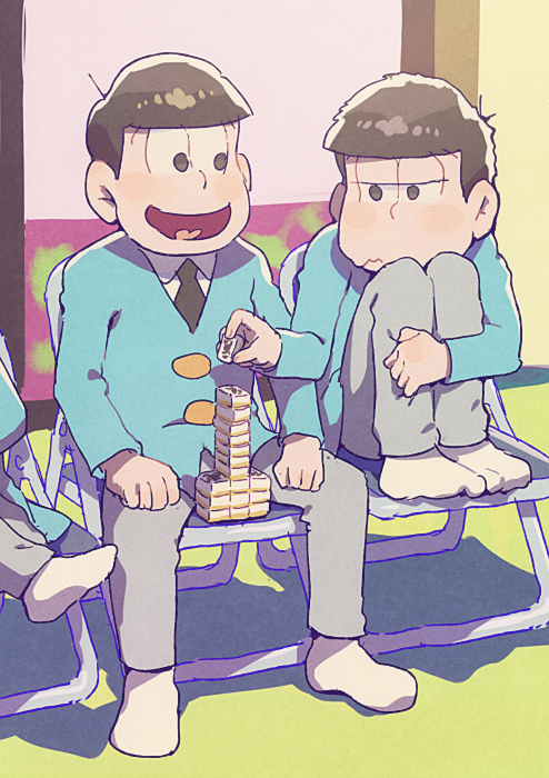 matsuno ichimatsu and matsuno jyushimatsu (osomatsu and 1 more) drawn by aoki_(fumomo)