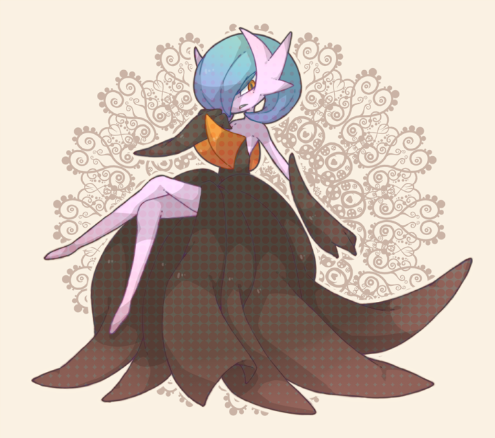 gardevoir and mega gardevoir (pokemon) drawn by towa_(clonea)