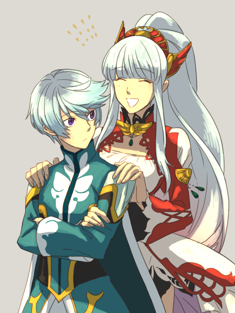 mikleo and lailah (tales of and 1 more) drawn by tasasakiamagu
