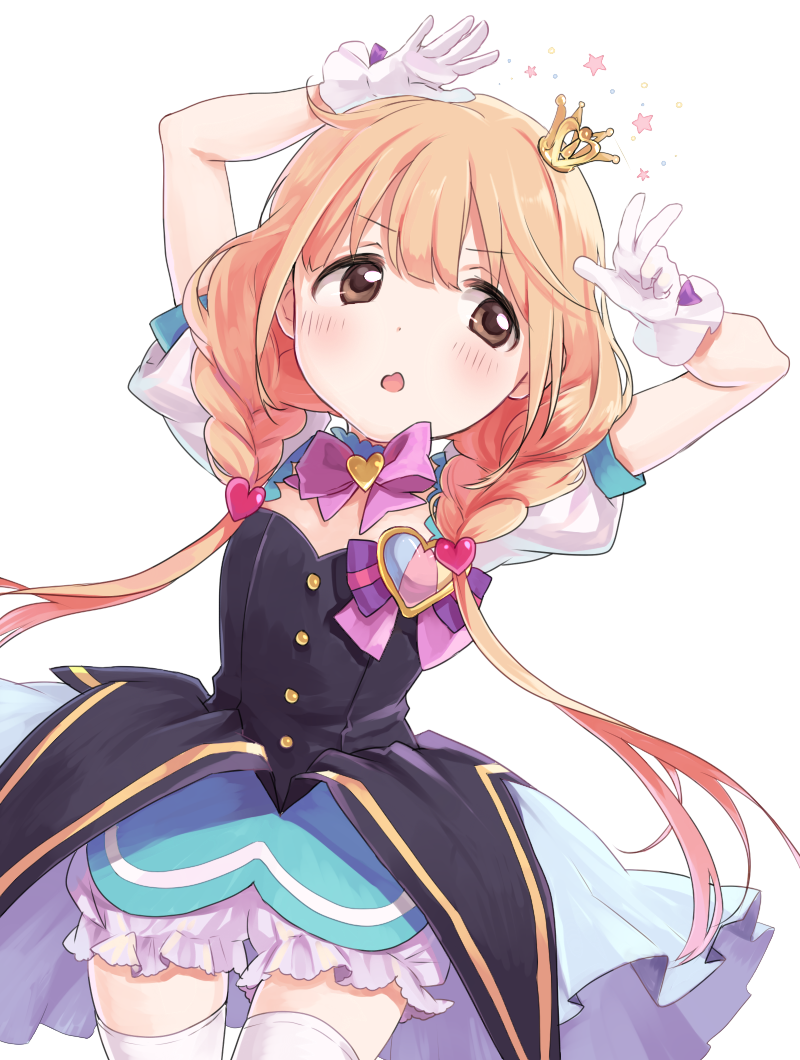 futaba anzu (idolmaster and 1 more) drawn by tamaext