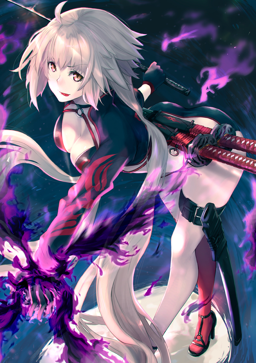 jeanne d'arc alter (fate and 1 more) drawn by mille_(dieci)