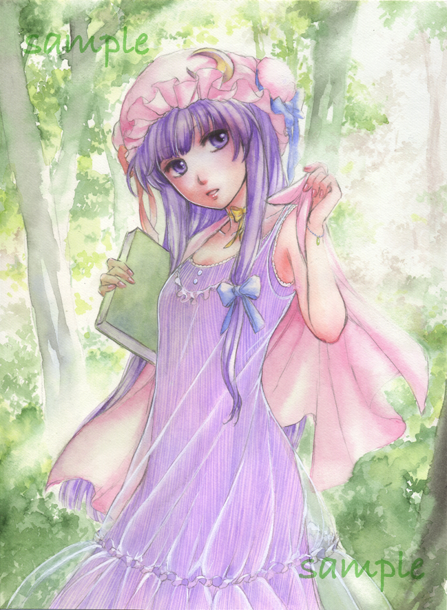patchouli knowledge (touhou) drawn by wacolor
