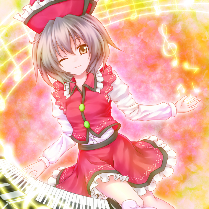 lyrica prismriver (touhou) drawn by kamumiya