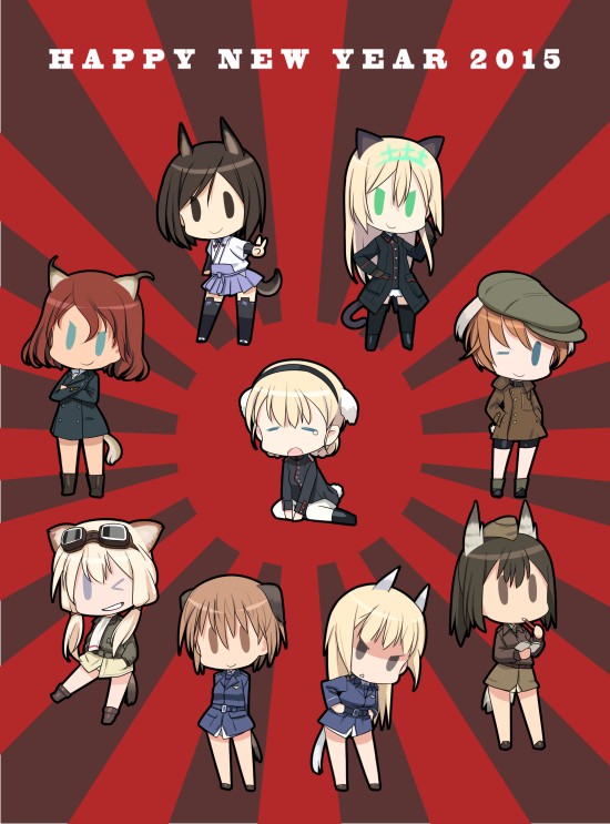 heinrike prinzessin zu sayn-wittgenstein, kuroda kunika, rosalie de hemricourt de grunne, carla j. luksic, marian e. carl, and 4 more (world witches series and 1 more) drawn by shimada_fumikane
