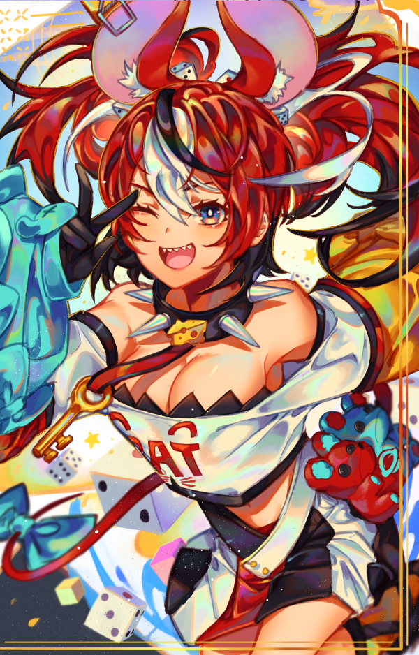 hakos baelz (hololive and 1 more) drawn by kikan_(kikanoe)