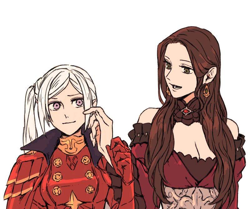 edelgard von hresvelg and dorothea arnault (fire emblem and 1 more) drawn by hiramoto_(shir_gn_9)