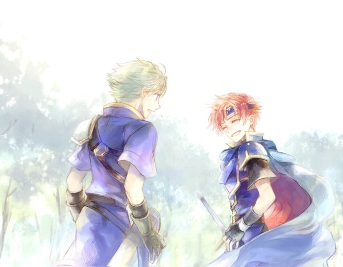 roy and wolt (fire emblem and 1 more) drawn by kuzumosu