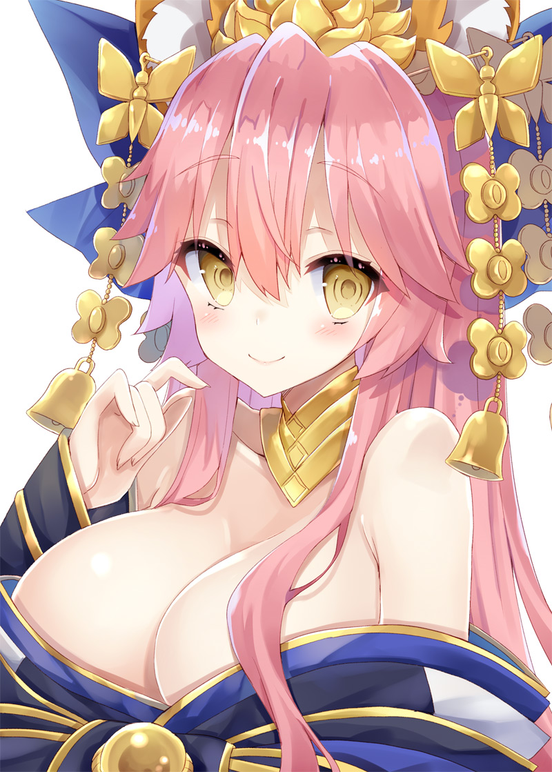 tamamo and tamamo no mae (fate and 2 more) drawn by yuzu-aki