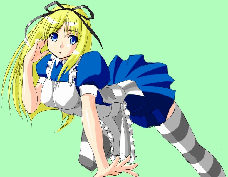 alice (alice's adventures in wonderland) drawn by mak