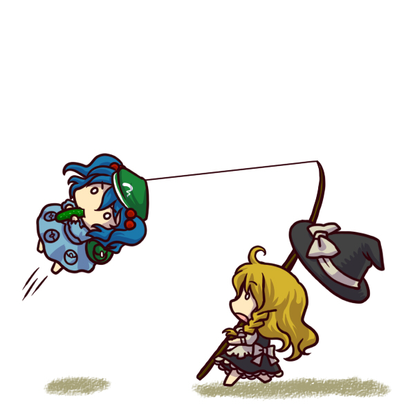kirisame marisa and kawashiro nitori (touhou) drawn by socha