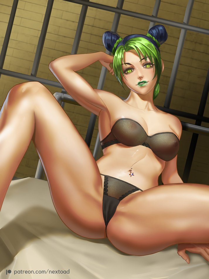kujo jolyne (jojo no kimyou na bouken and 1 more) drawn by nextoad