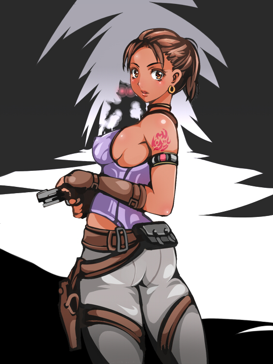 sheva alomar (resident evil and 1 more) drawn by 1041_(toshikazu)