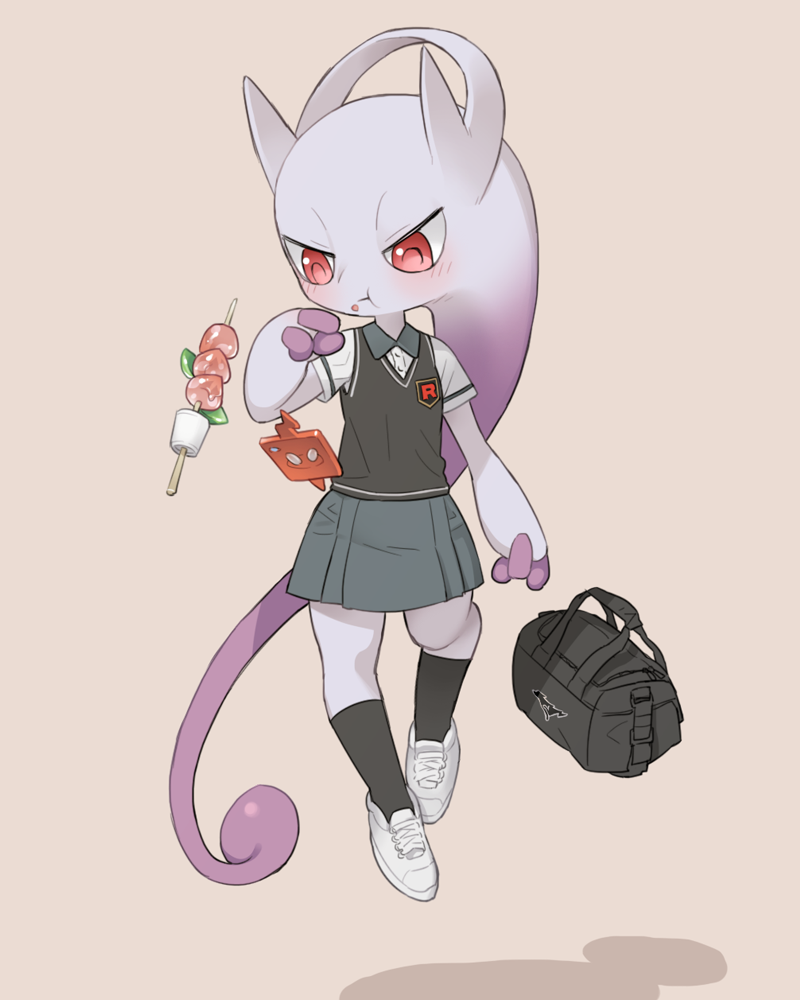 rotom, rotom phone, mewtwo, and mega mewtwo y (pokemon) drawn by tosx