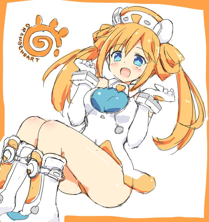 orange heart (neptune and 1 more) drawn by kuzukiriko