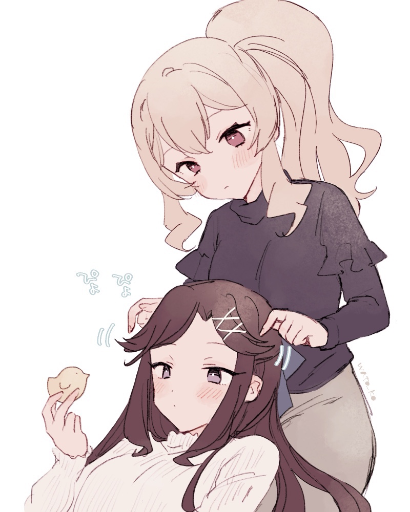 saijou claudine and tendou maya (shoujo kageki revue starlight) drawn by wato_(ko)