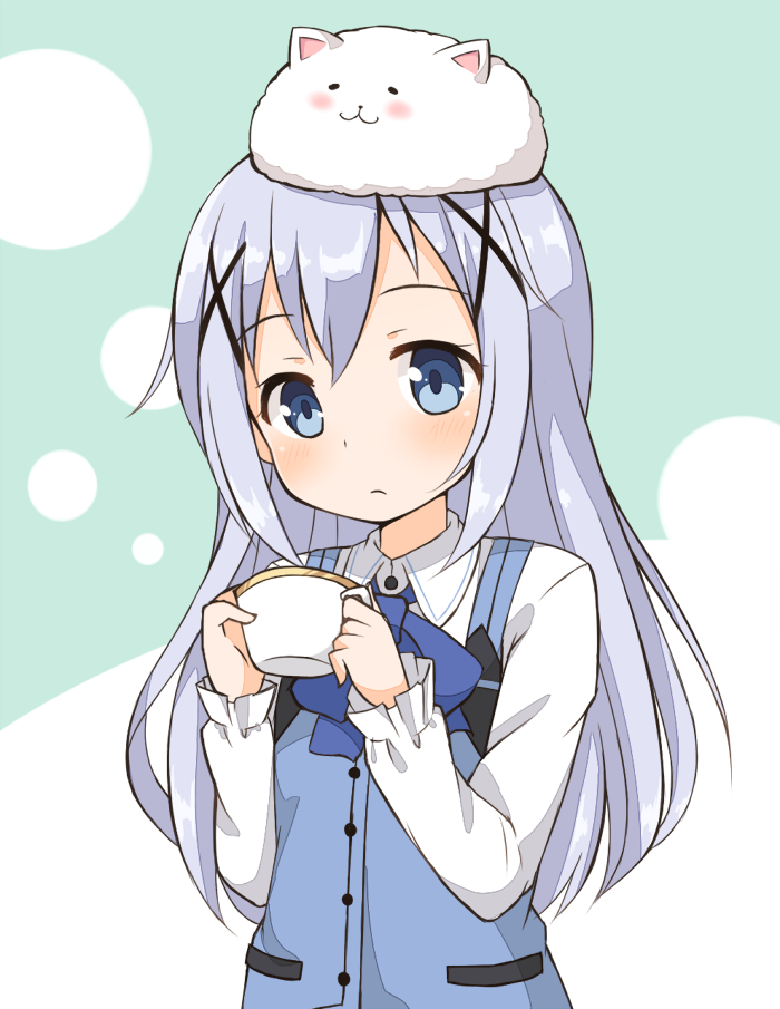 kafuu chino and tippy (gochuumon wa usagi desu ka?) drawn by customer_(carrack)